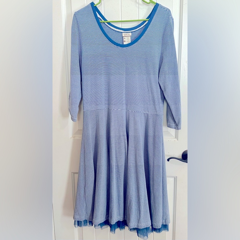 Matilda Jane | Between the Lines Blue Stripe Dress